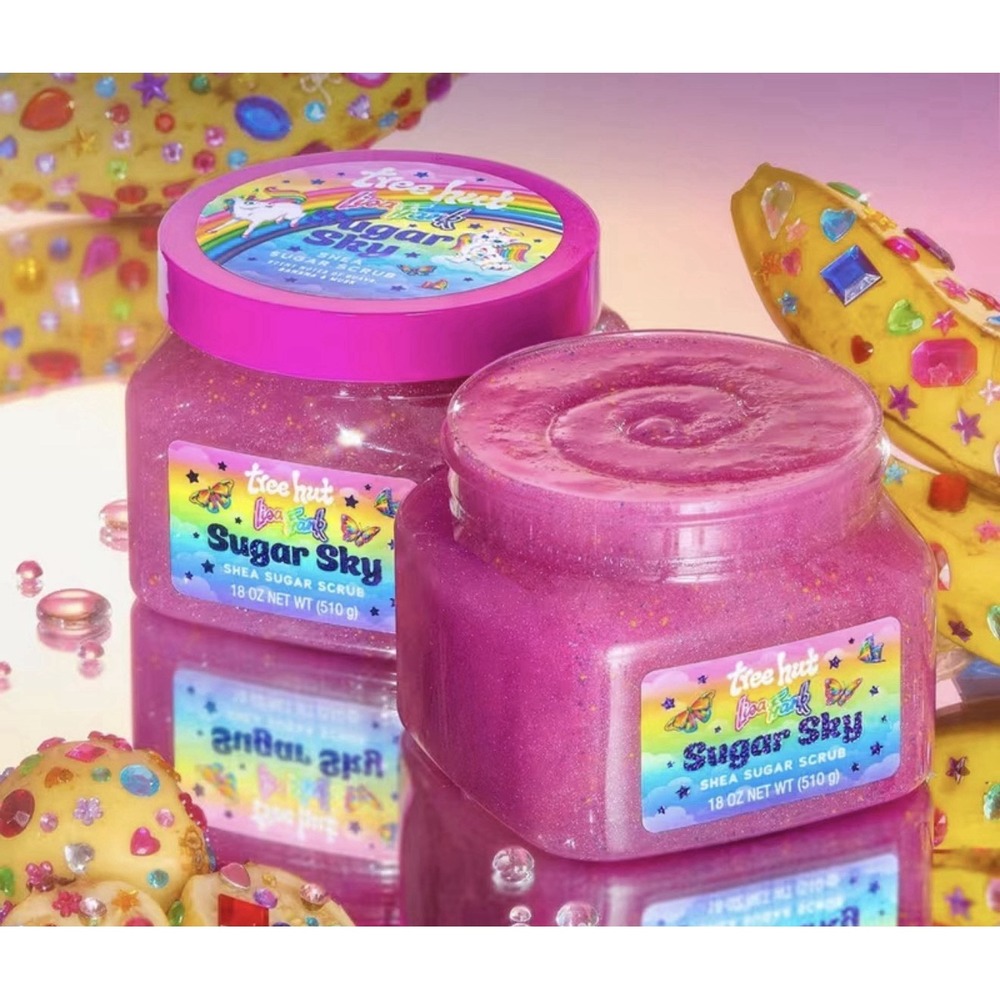 Tree Hut x Lisa Frank Sugar Sky Sugar Scrub And Foaming Gel Wash
